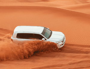 Desert safari dune bashing